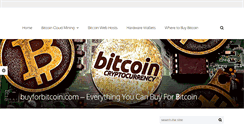 Desktop Screenshot of buyforbitcoin.com